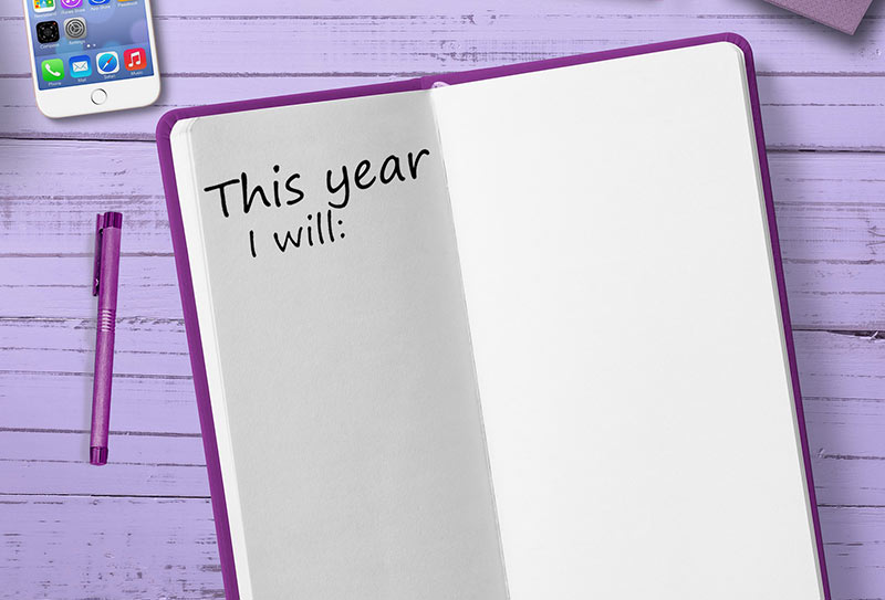 This year I will diary page