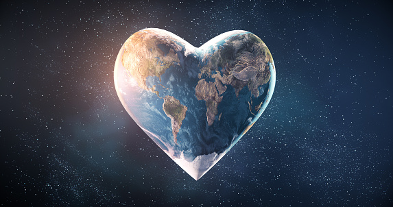 You Need To Do This Daily - a heart-shaped earth