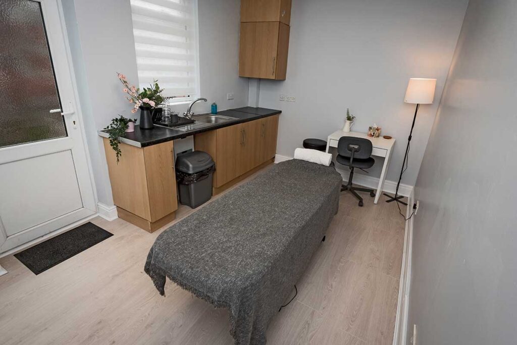 Treatment table Therapy Room Radcliffe Manchester